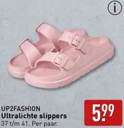 ALDI UP2FASHION Ultralichte slippers aanbieding