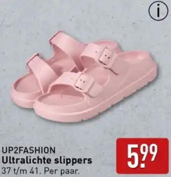 ALDI UP2FASHION Ultralichte slippers aanbieding