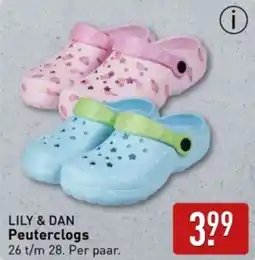 ALDI LILY & DAN Peuterclogs aanbieding