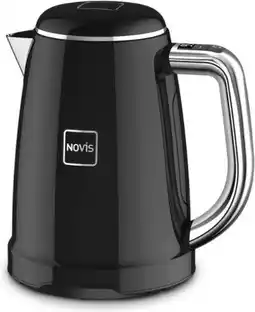 Bol.com Novis KTC1 - Elektrische Waterkoker - Temperatuur instelbaar - 16l - Zwart aanbieding