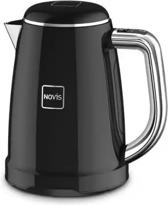 Bol.com Novis KTC1 - Elektrische Waterkoker - Temperatuur instelbaar - 16l - Zwart aanbieding