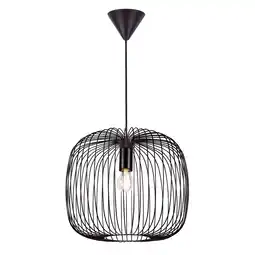 Praxis Nordlux hanglamp Beroni zwart ⌀40cm E27 aanbieding