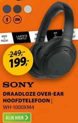 Expert SONY Draadloze over-ear hoofdtelefoon aanbieding
