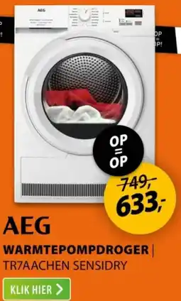 Expert AEG Warmtepompdroger aanbieding