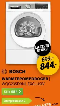 Expert BOSCH Warmtepompdroger aanbieding