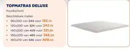 TotaalBED Topmatras Deluxe | Koudschuim | 70x200 aanbieding