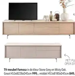 Pronto wonen TV-meubel Famosa aanbieding
