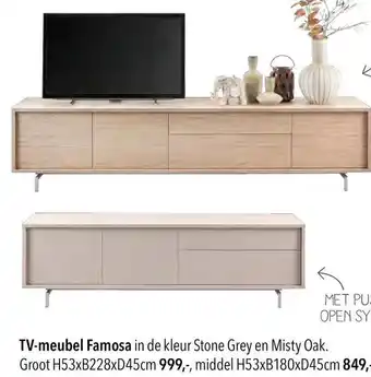Pronto wonen TV-meubel Famosa aanbieding