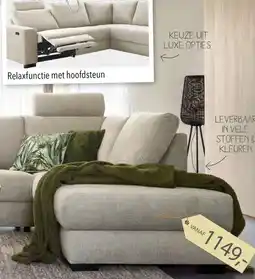 Pronto wonen Hoekbank Florance aanbieding