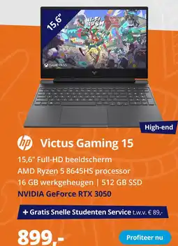 Paradigit hp Victus Gaming 15 aanbieding