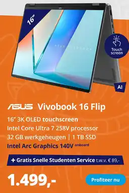Paradigit ASUS Vivobook 16 Flip aanbieding