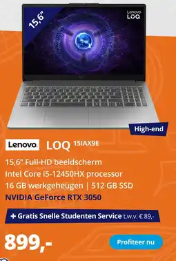 Paradigit Lenovo LOO 151AX9E aanbieding