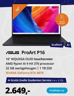 Paradigit ASUS ProArt P16 aanbieding