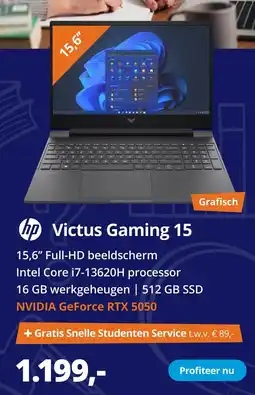 Paradigit hp Victus Gaming 15 aanbieding