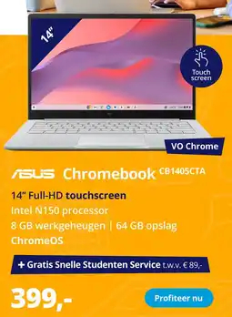 Paradigit ASUS Chromebook CB1405CTA aanbieding