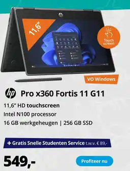 Paradigit hp Pro x360 Fortis 11 G11 aanbieding
