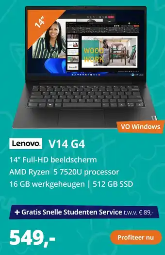 Paradigit Lenovo V14 G4 aanbieding