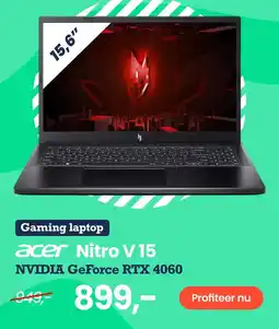 Paradigit acer Nitro V 15 NVIDIA GeForce RTX 4060 aanbieding