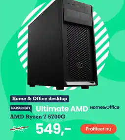 Paradigit PARADIGIT Ultimate AMD Home&Office AMD Ryzen 7 5700G aanbieding