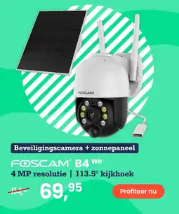 Paradigit FOSCAMⓇ B4 Wit 4 MP resolutie | 113.5° kijkhoek aanbieding
