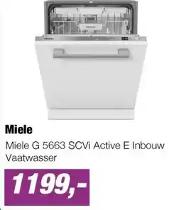 EP Miele G 5663 SCVi Active E Inbouw Vaatwasser aanbieding