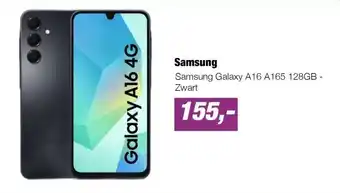 EP Samsung Galaxy A16 A165 128GB - Zwart aanbieding