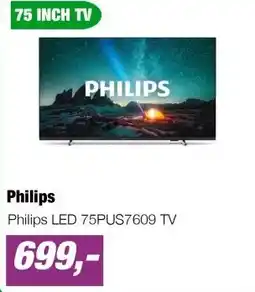 EP Philips LED 75PUS7609 TV aanbieding