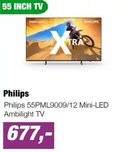 EP Philips 55PML9009/12 Mini-LED Ambilight TV aanbieding
