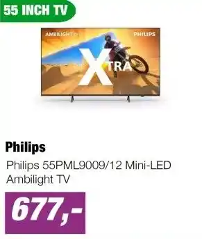 EP Philips 55PML9009/12 Mini-LED Ambilight TV aanbieding