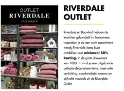 Bouwhof RIVERDALE OUTLET aanbieding