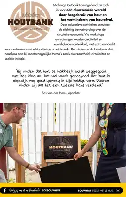 Bouwhof HOUTBANK aanbieding
