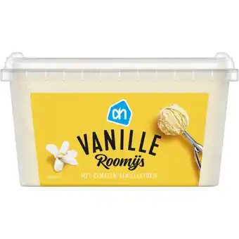 Albert Heijn AH Roomijs vanille aanbieding