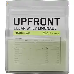 Albert Heijn Upfront Clear whey limonade mojitosmaak aanbieding