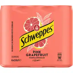Albert Heijn Schweppes Pink grapefruit 6-pack aanbieding