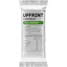 Albert Heijn Upfront Eiwitreep choco hazelnoot aanbieding