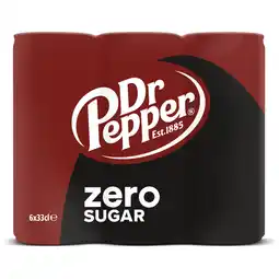 Albert Heijn Dr Pepper Zero sugar 6-pack aanbieding