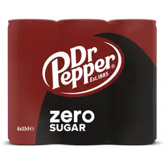 Albert Heijn Dr Pepper Zero sugar 6-pack aanbieding