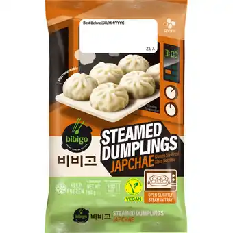Albert Heijn Bibigo Steamed dumplings japchae aanbieding