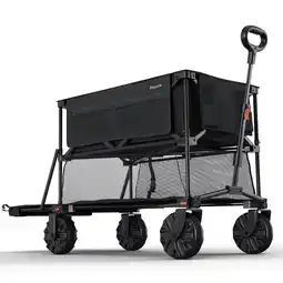 ANWB Lifegoods Dubbele Bolderkar 200KG Zwart aanbieding