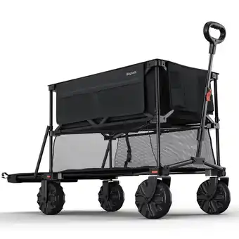 ANWB Lifegoods Dubbele Bolderkar 200KG Zwart aanbieding