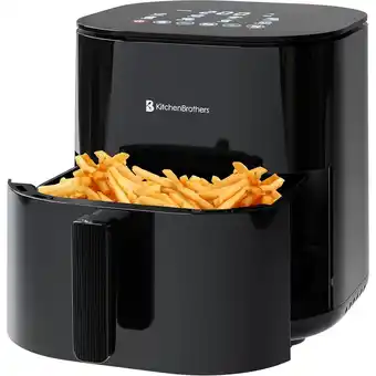 ANWB Kitchenbrothers Airfryer 5L 2000W Zwart aanbieding