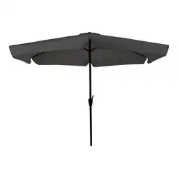 ANWB Cuhoc Stokparasol Grijs Ø3m met Volanten Antraciet aanbieding