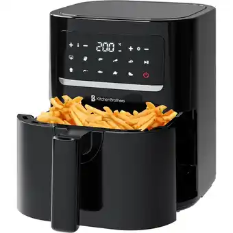 ANWB Kitchenbrothers Airfryer 3,3L Zwart aanbieding