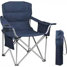 ANWB Trvlmore Campingstoel XL Blauw aanbieding