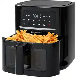 ANWB Kitchenbrothers Airfryer 6L Zwart aanbieding