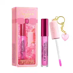 Douglas Too Faced Charmed Life Lip Gloss & Key Chain aanbieding