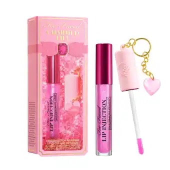 Douglas Too Faced Charmed Life Lip Gloss & Key Chain aanbieding