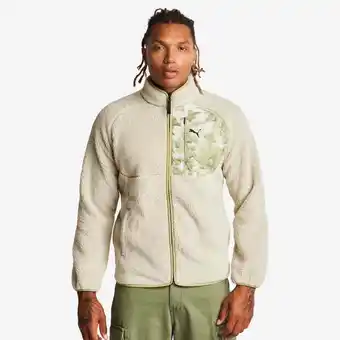 Foot Locker Puma Pumatech Heren Jassen - Beige - Maat: S - Sherpa - Foot Locker aanbieding