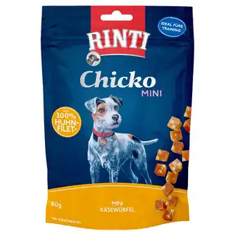 Zooplus Rinti Extra Chicko Mini - Kaasblokjes en Kip 80 g aanbieding