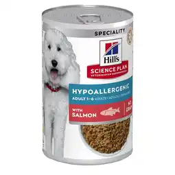 Zooplus 24x 363g Hill's Science Plan Adult Hypo met Zalm nat hondenvoer aanbieding